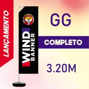 Wind Banner de Parede Japan Designers
