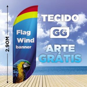 Tecido Wind Banner Japan Designers